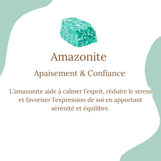 Pierre roulée Amazonite 2/5 cm - la pièce