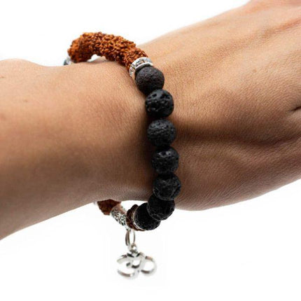 Bracelet Bien-être/Energie Pierre de lave