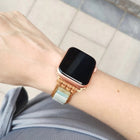 Bracelet Apple Watch en amazonite naturelle