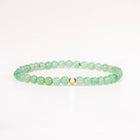 BRACELET CHANCE/ELAN AVENTURINE VERTE 4MM