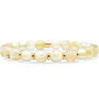 BRACELET JOIE & CONFIANCE CITRINE CHAUFEE 8MM