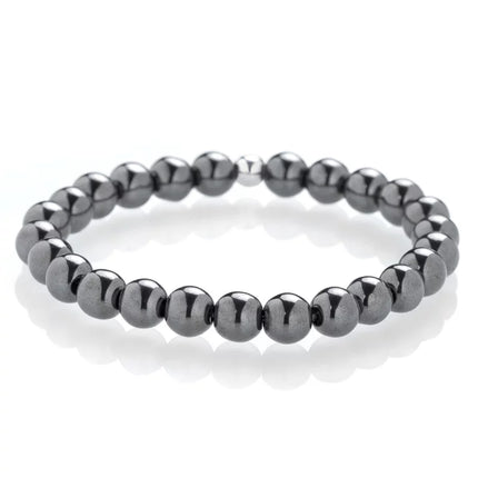 BRACELET CONCENTRATION/SOUTIEN HEMATITE 8MM