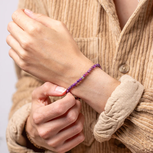 BRACELET SERENITE & ANTI-STRESS LEPIDOLITE 4mm