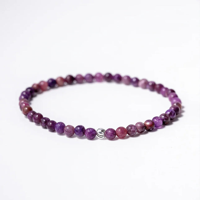BRACELET SERENITE & ANTI-STRESS LEPIDOLITE 4mm
