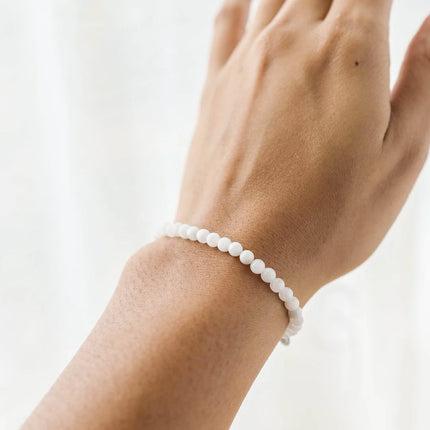 BRACELET RENOUVEAU/FEMINITE PIERRE DE LUNE 4MM