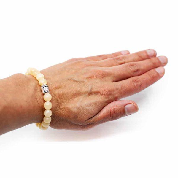 Bracelet Estime de soi/Joie de vivre Calcite jaune