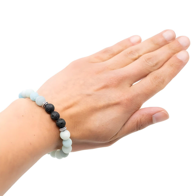 Bracelet Sagesse/Courage Amazonite