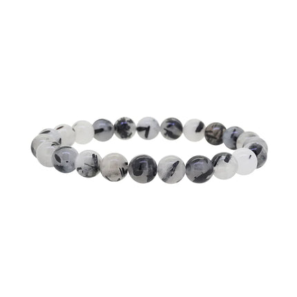 BRACELET VITALITE ET CONFIANCE EN SOI TOURMALINE QUARTZ 8MM