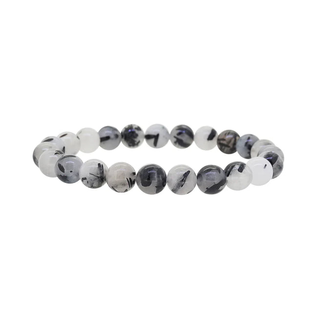 BRACELET VITALITE ET CONFIANCE EN SOI TOURMALINE QUARTZ 8MM