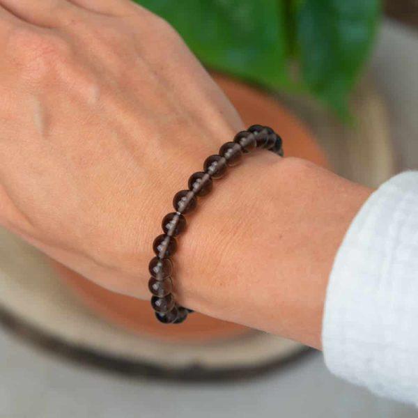 BRACELET CALME/CANALISER SON ESPRIT QUARTZ FUME